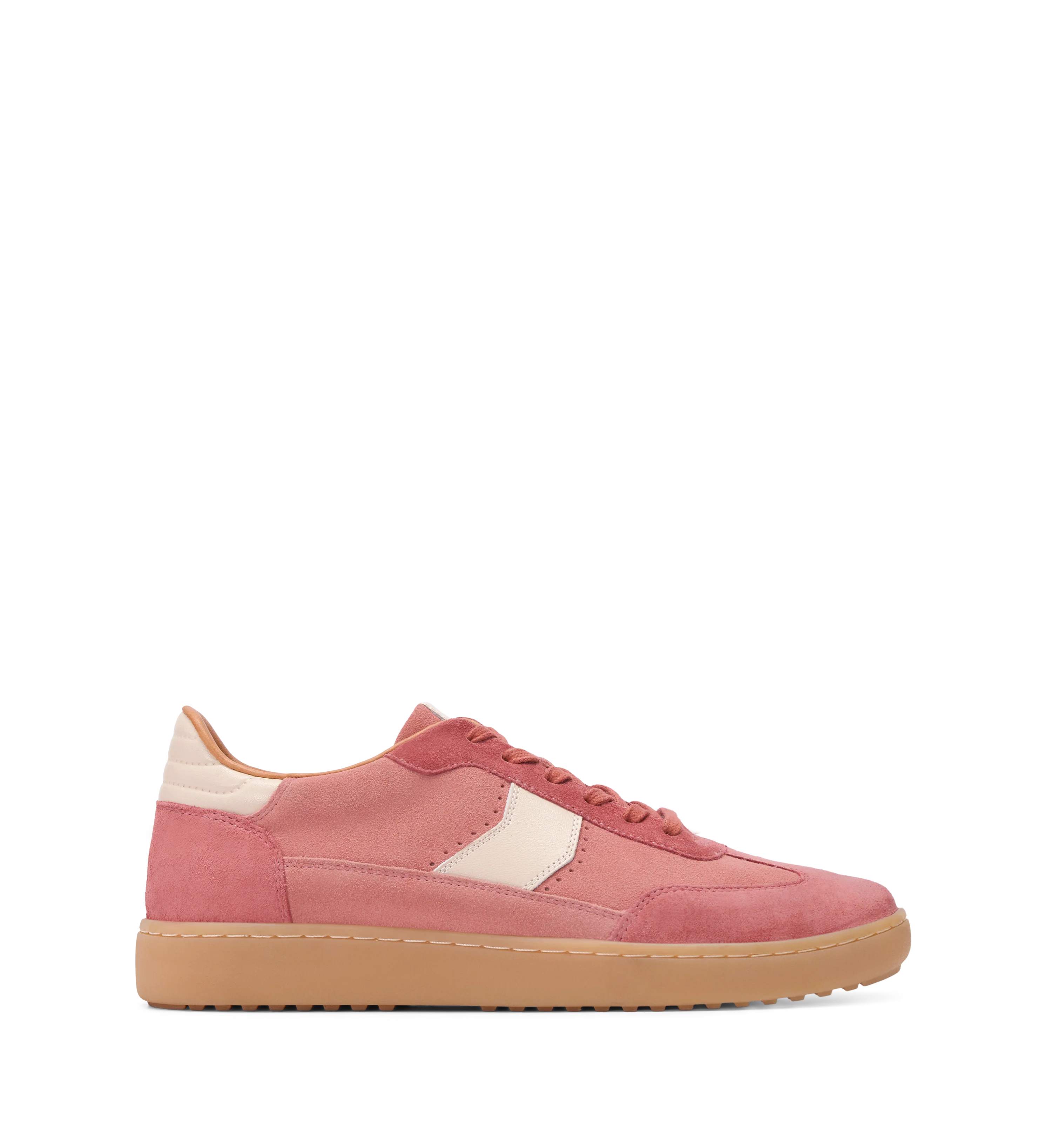 Amakihi Dusty Pink Suede & Leather Sneakers