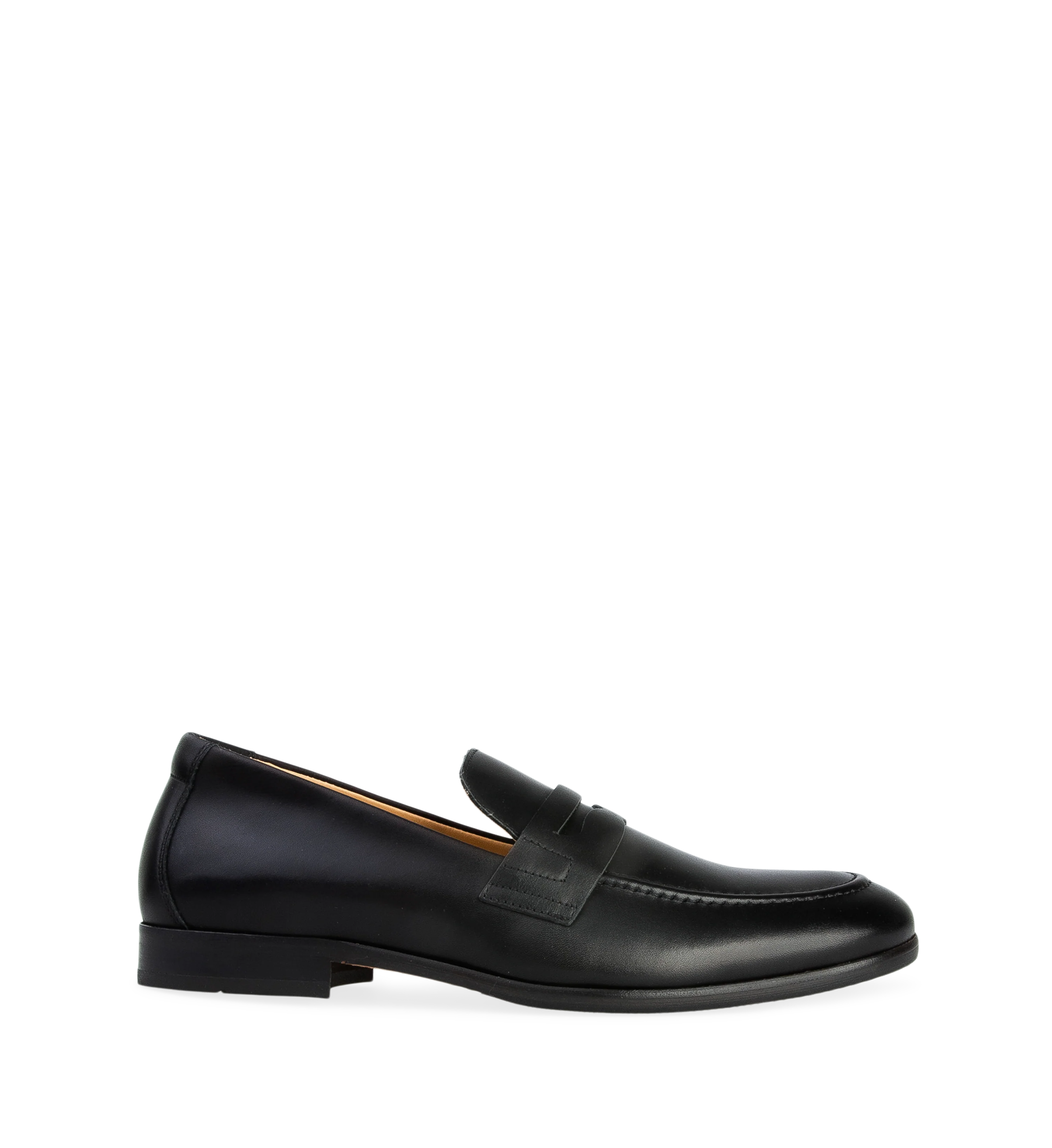 Electrum 2 Black Leather Loafers