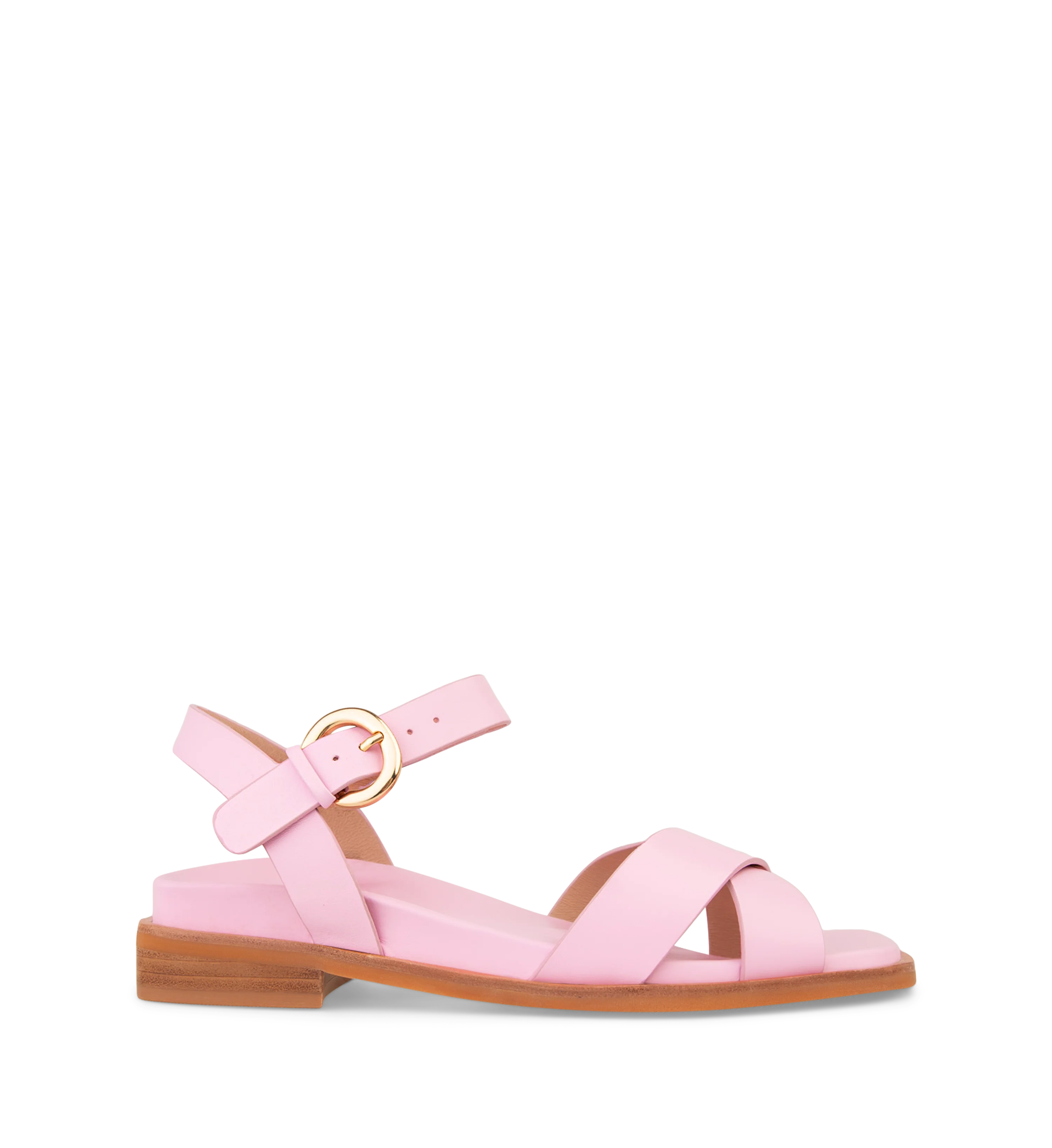 Tyrannulet Baby Pink Leather Sandals