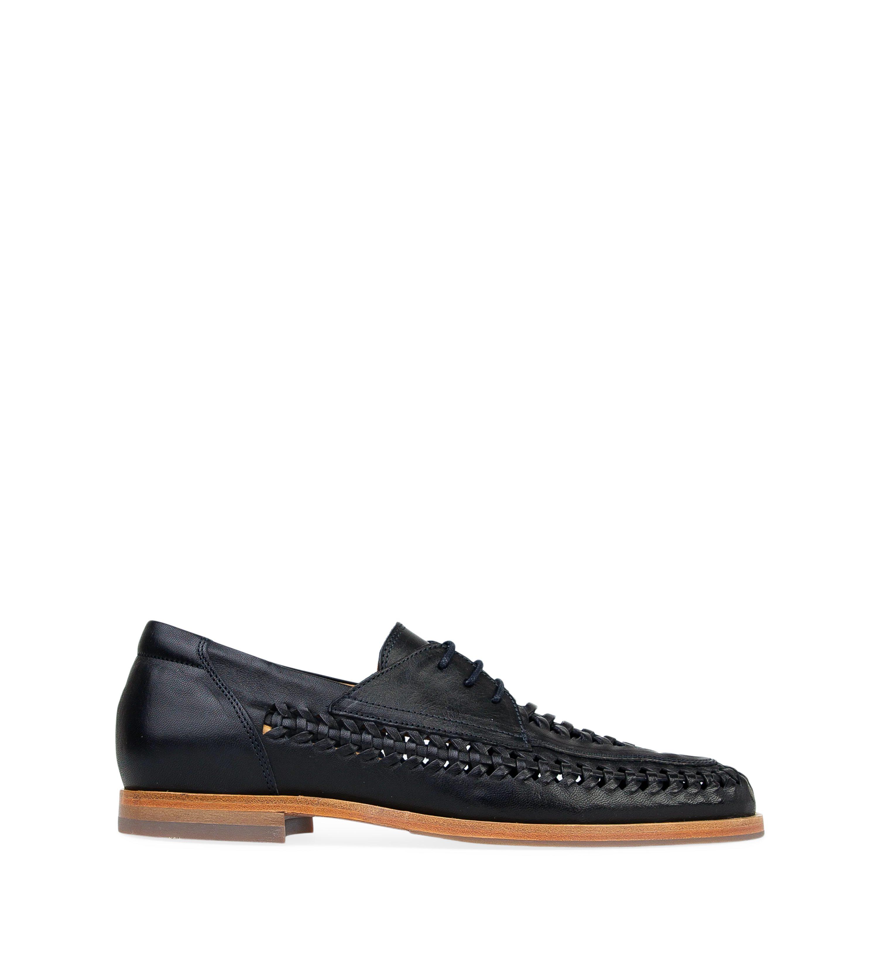 Curium Navy Leather Boat Shoes