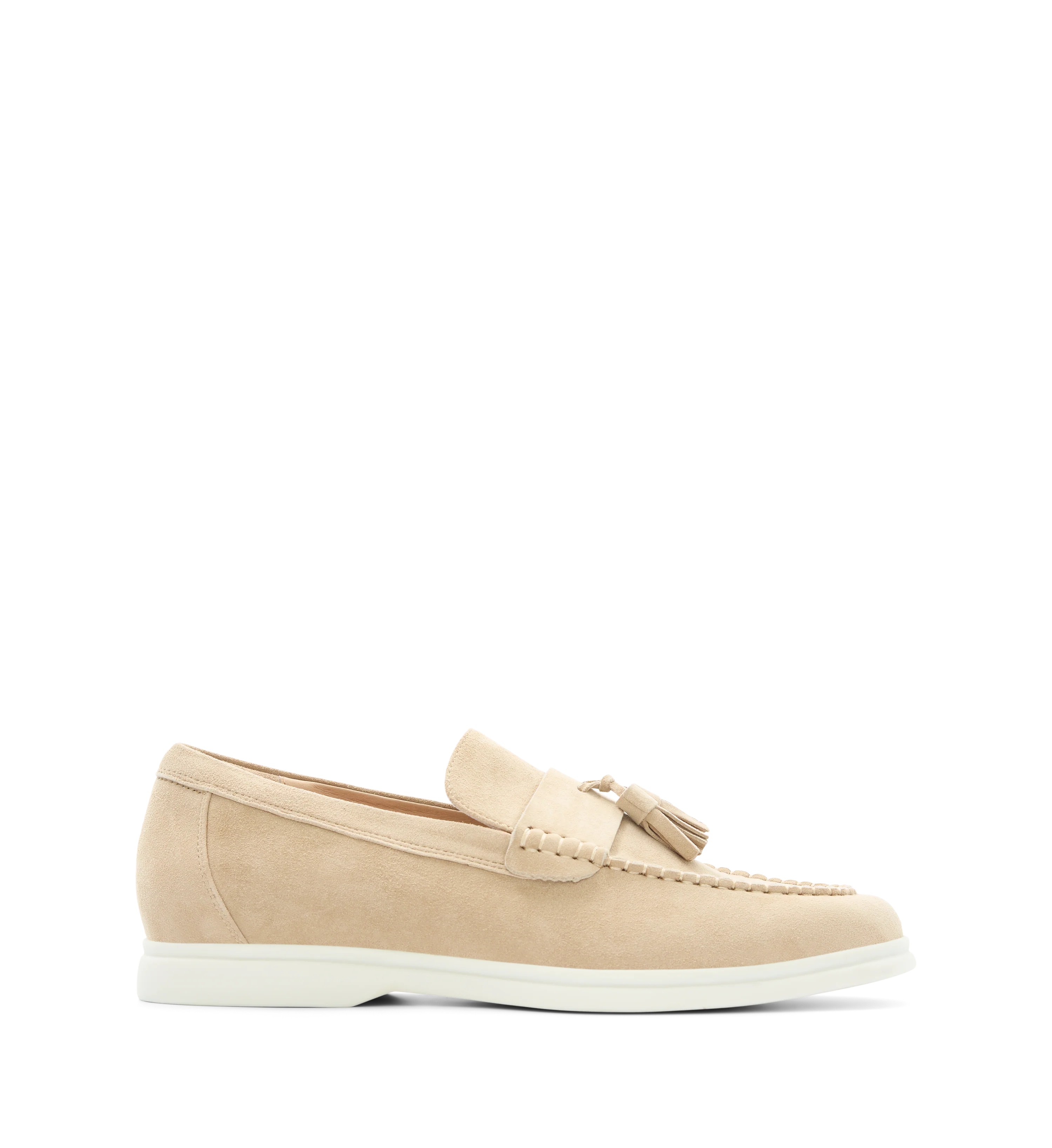 Takahe Almond Suede Loafers