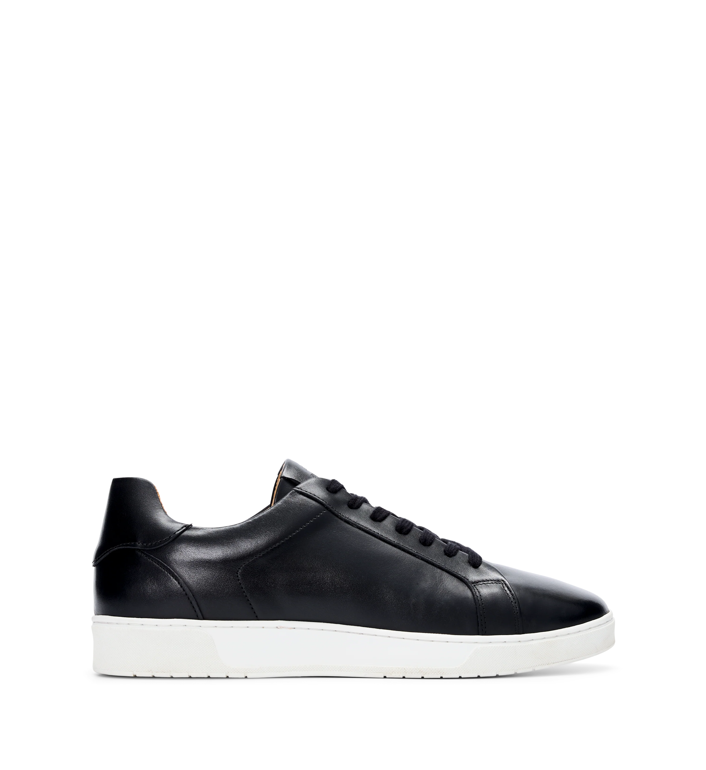 Bohrium Black Leather Sneakers