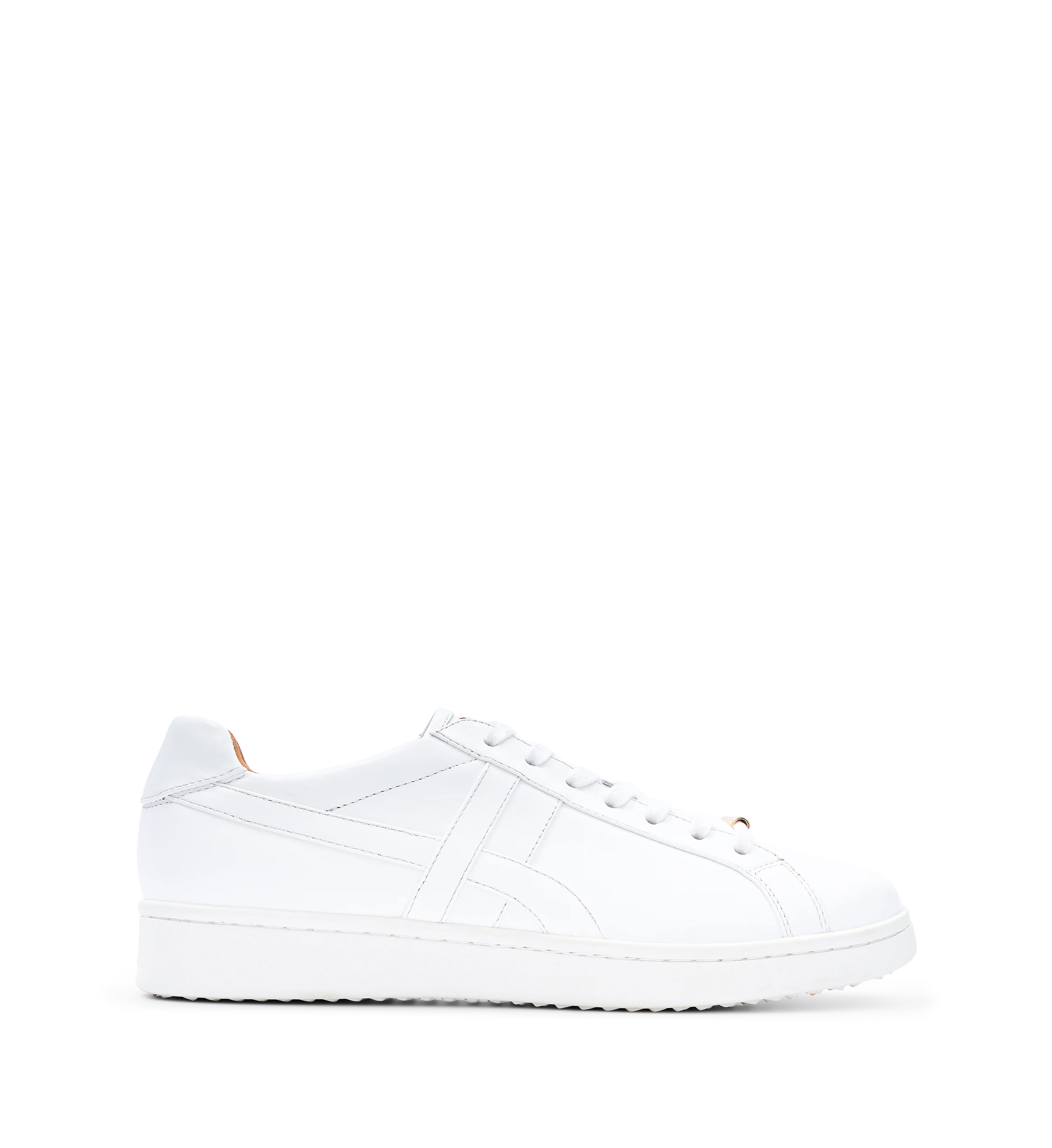 Seriema White Leather Sneakers