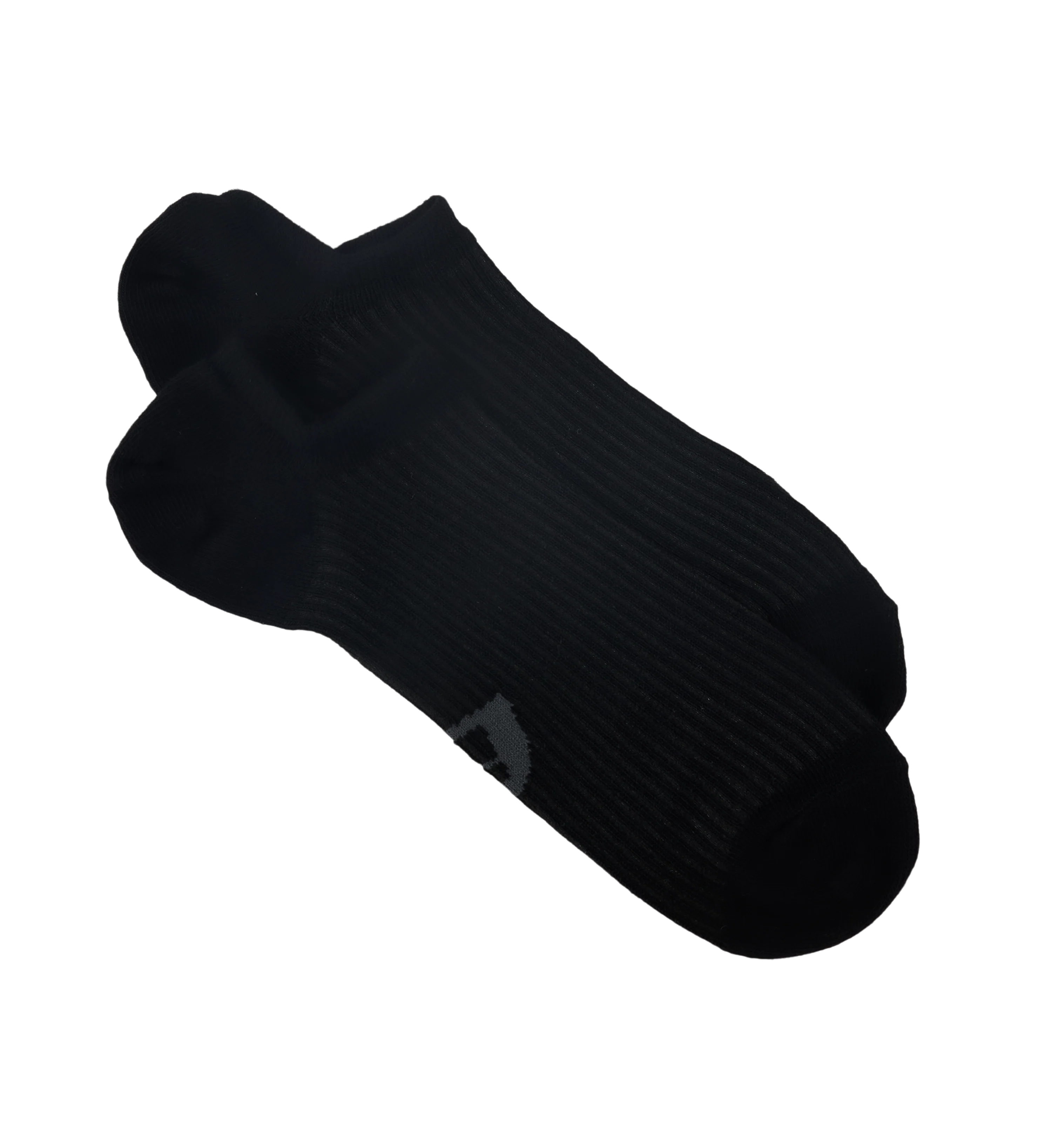 Mens Invisible Socks 3pk Black Cotton Blend