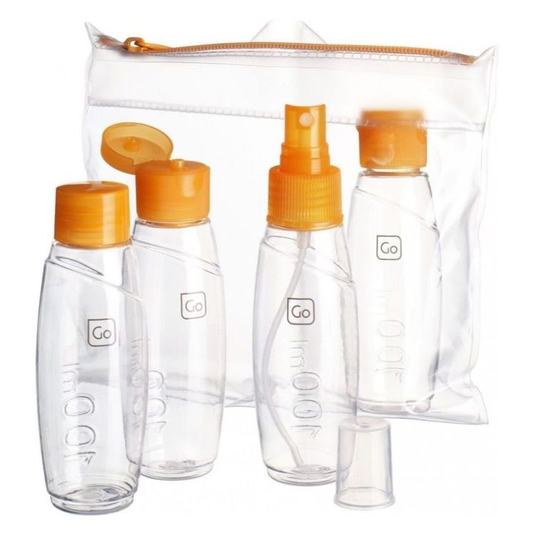 Go Travel Cabin Bottle Set Clear