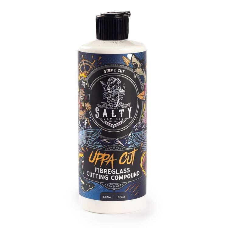 Salty Captain Uppa Cut Fiberglass Cutting Compound 500ml n-c 500 mL