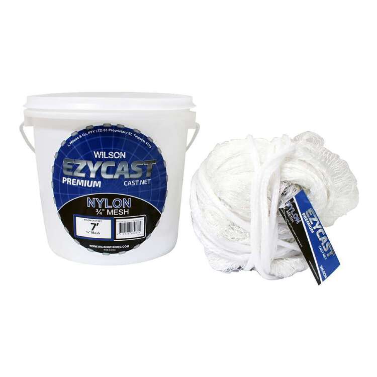 Wilson Ezy Cast Net Nylon 10' x 3/4'' with Lead 210/6 Clear