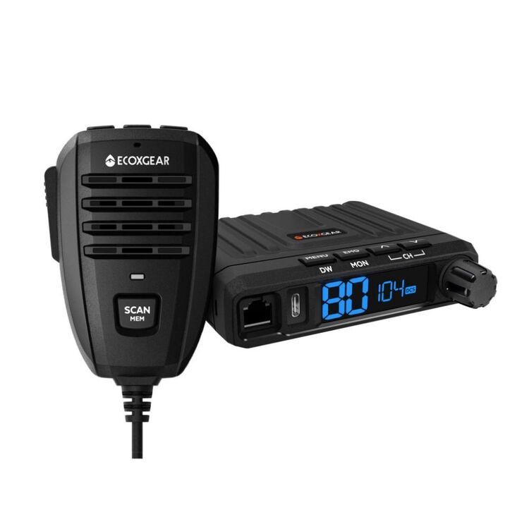 Ecoxgear 5 Watt Super Compact UHF CB Radio Black