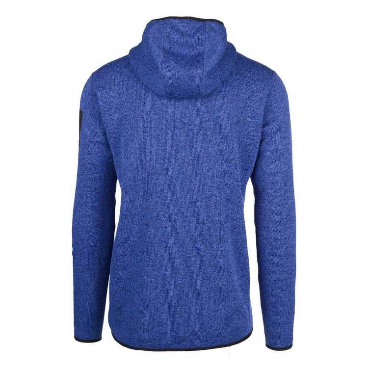 Cederberg Men's Mistral Hooded Zipped Fleece Jacket Blue