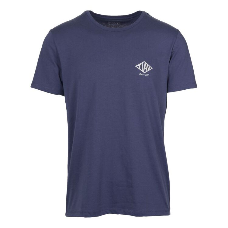 Trip In A Van Men's No Bad Days Tee Washed Navy