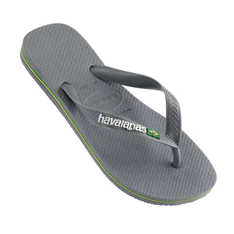 Havaianas Men's Brazil Tech Thongs Grey