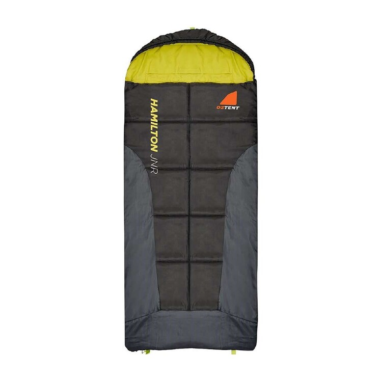 Oztent Hamilton Junior 6° Sleeping Bag Black/Green Black & Charcoal