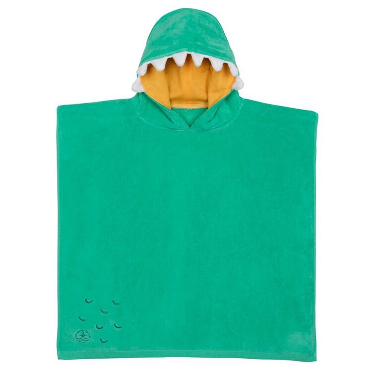 Coconut Grove Kids Hooded Towel Green