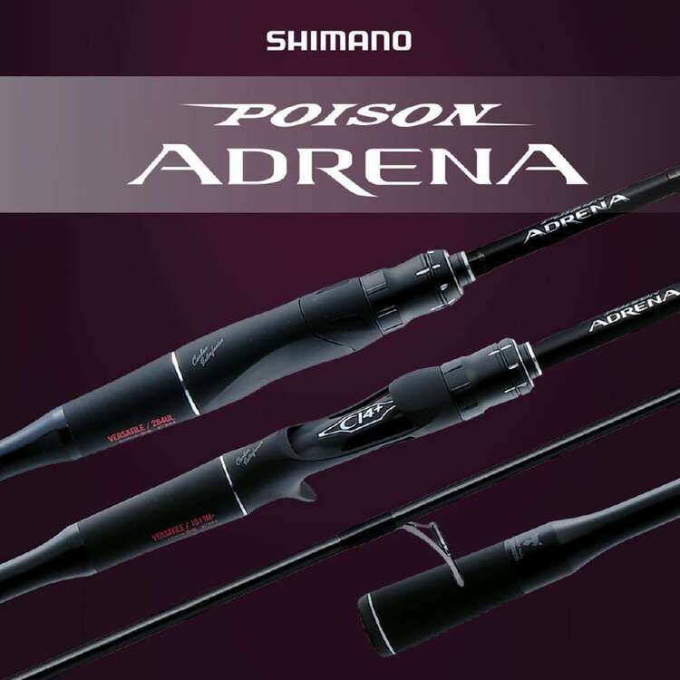 Shimano Poison Adrena JDM 6'6" 2pc 8-16lb Baitcaster Rod