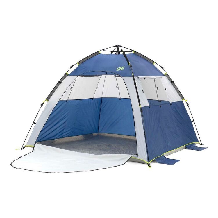 Life! Sumatra 2.0 Navy & Silver Beach Shelter