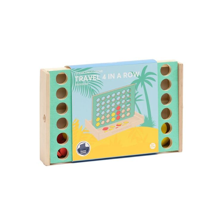Coconut Grove Travel 4 In A Row Game Rainbow