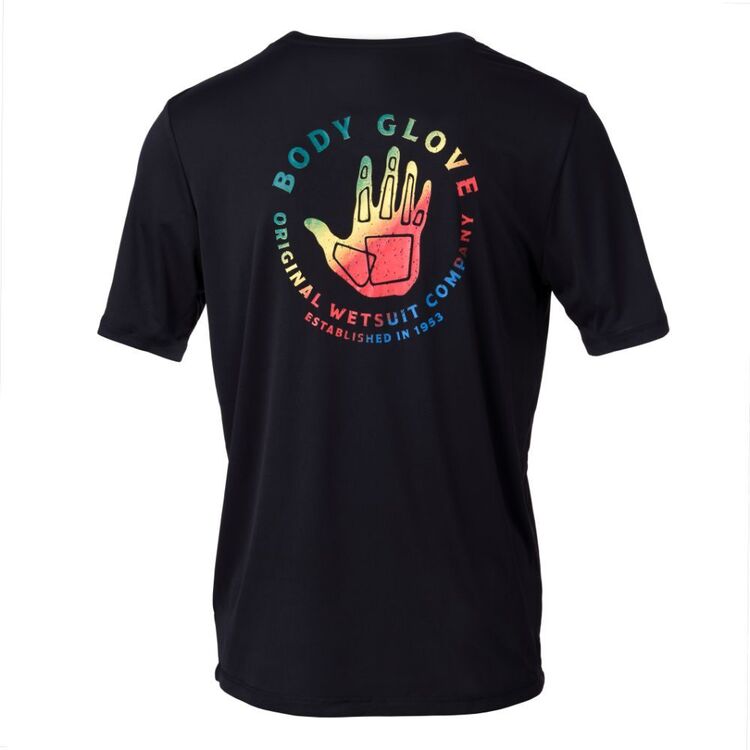 Body Glove Men's Surf Rash Vest Tee Black