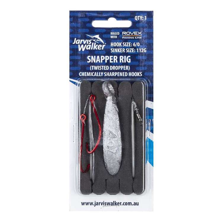 Jarvis Walker Snapper Twisted Dropper Rig Grey
