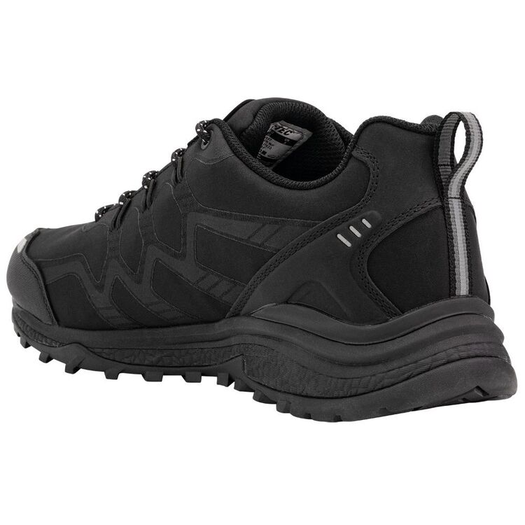 Hi-Tec Men's Stinger Waterproof Low Hiking Shoes Black & 3M
