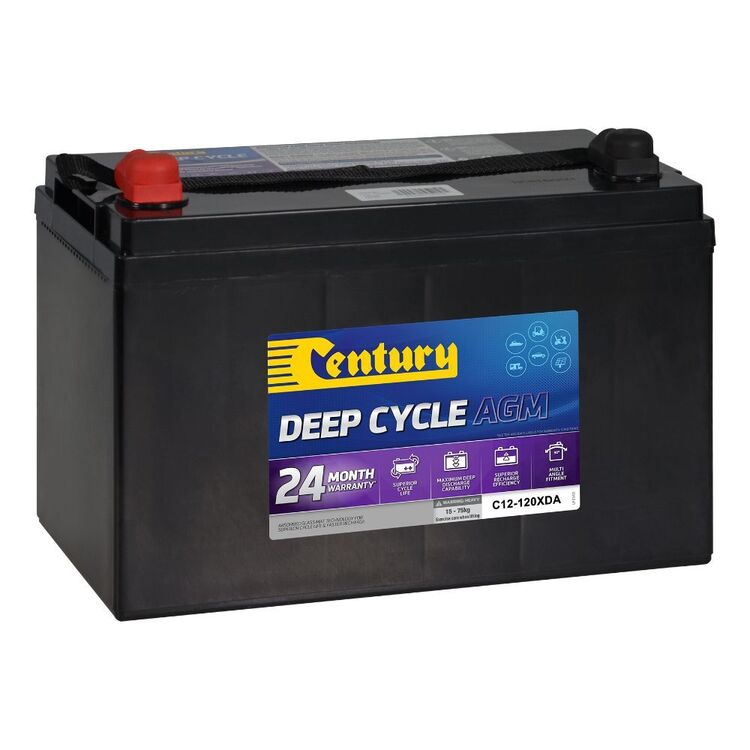 Century Battery Deep Cycle AGM C12-120XDA Black