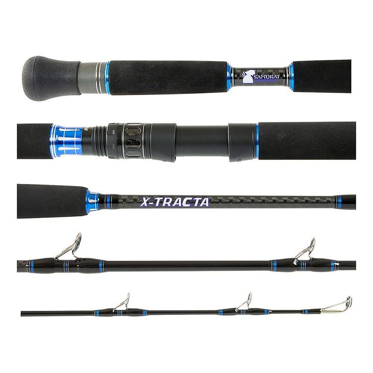 Samurai X-Tracta 6FT 60-100LB 1 Piece Overhead Medium Fast Rod Black 6Ft/60-100Lb