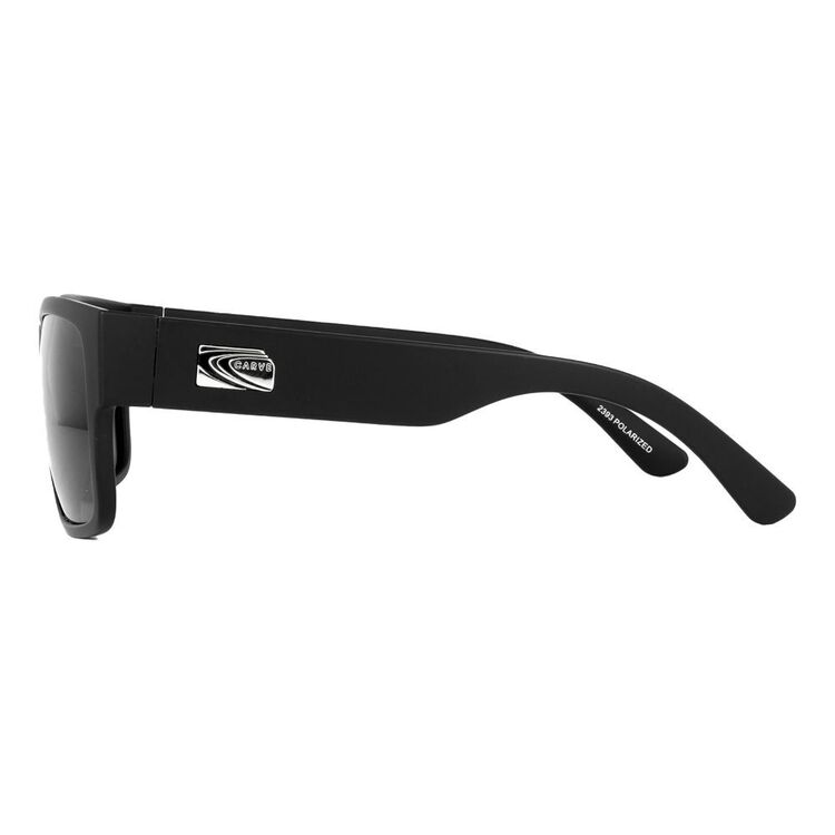 Carve Hack Sunglasses Matt Black & Grey Polarised One Size Fits Most