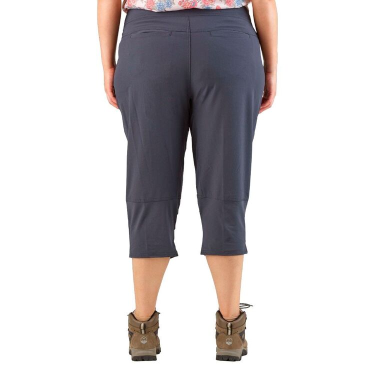Cape Women's Isla II Capris Plus Size Charcoal