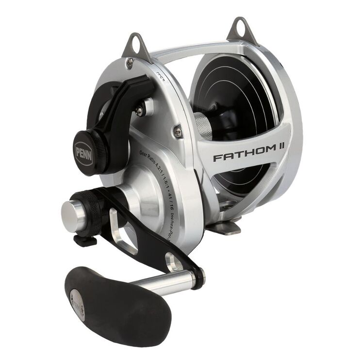 Penn Fathom II Lever Drag 2 Speed 80 Overhead Reel Multicoloured 80