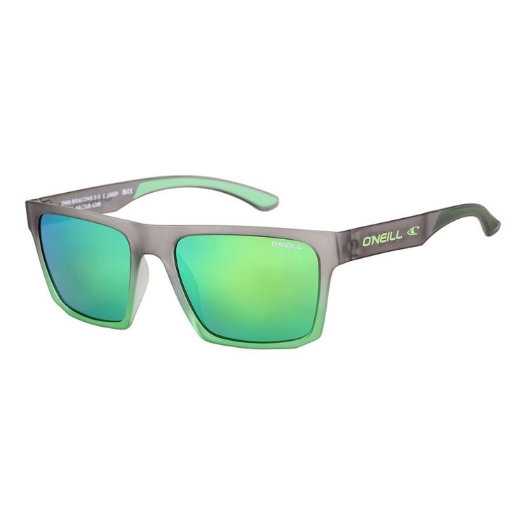 O'Neill Beacons Polarised Lenses Matte Grey & Green Mirror One Size Fits Most