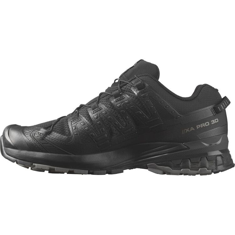Salomon Men's XA Pro 3D V9 Wide Fit Low Hiker Black / Phantom / Pewter