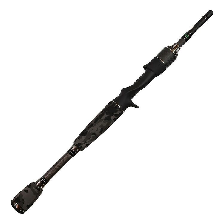 Samurai Refraction 6FT3IN 12-16LB 2 Piece Baitcaster Fast Rod Black 6Ft3In/12-16Lb