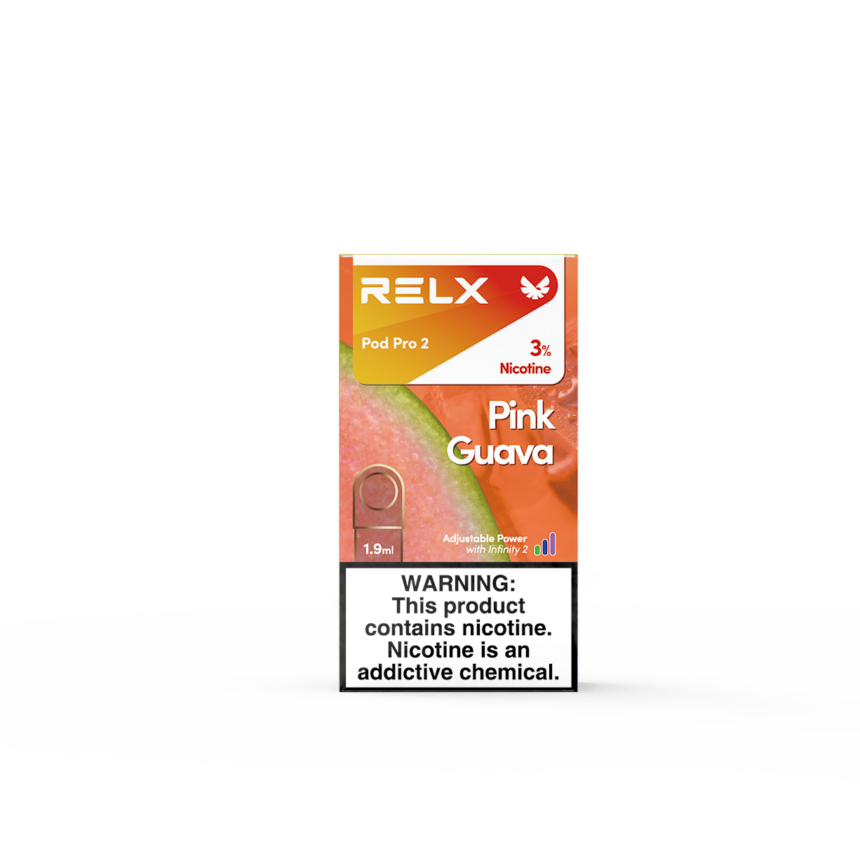 悦刻RELX Pod Pro 2六代煙彈 1顆装 pink guava 粉紅番石榴