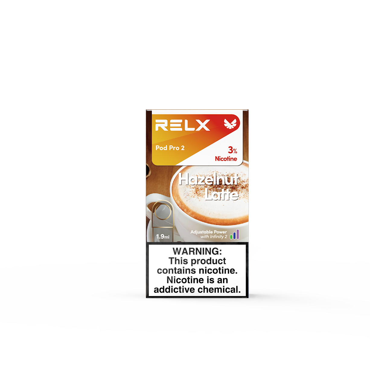 悦刻RELX Pod Pro 2六代煙彈 1顆装 hazelnut latte 榛果拿鐵
