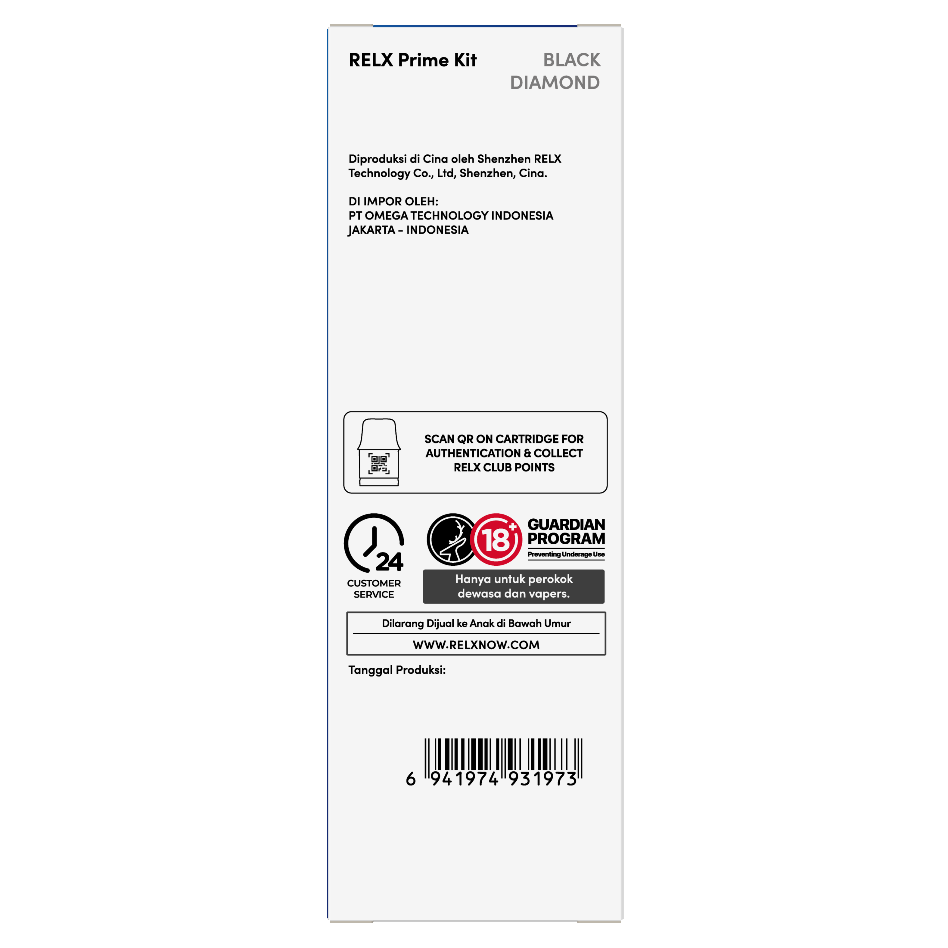 悅刻RELX-Prime Kit開放式主機套裝  黑色