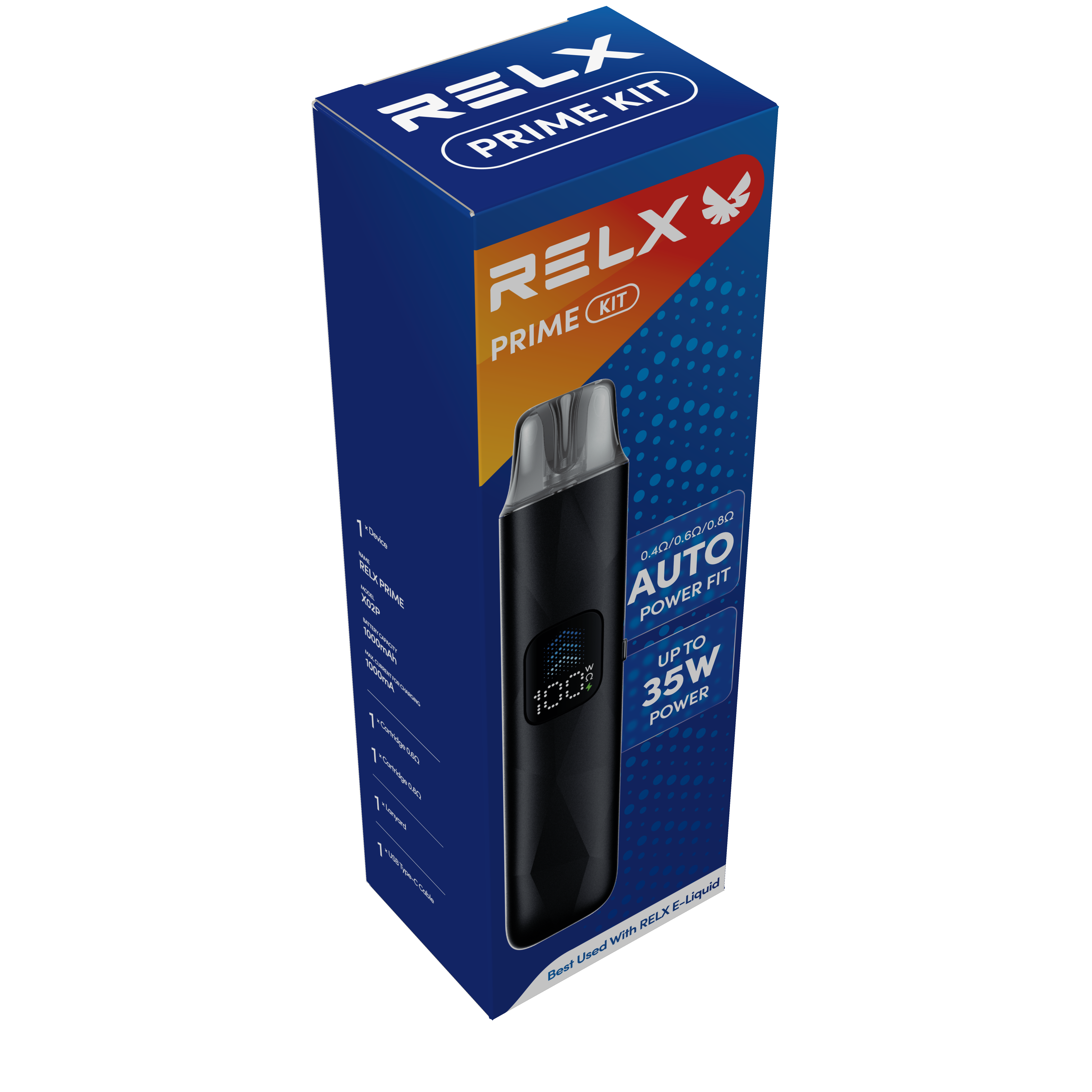 悅刻RELX-Prime Kit開放式主機套裝  黑色