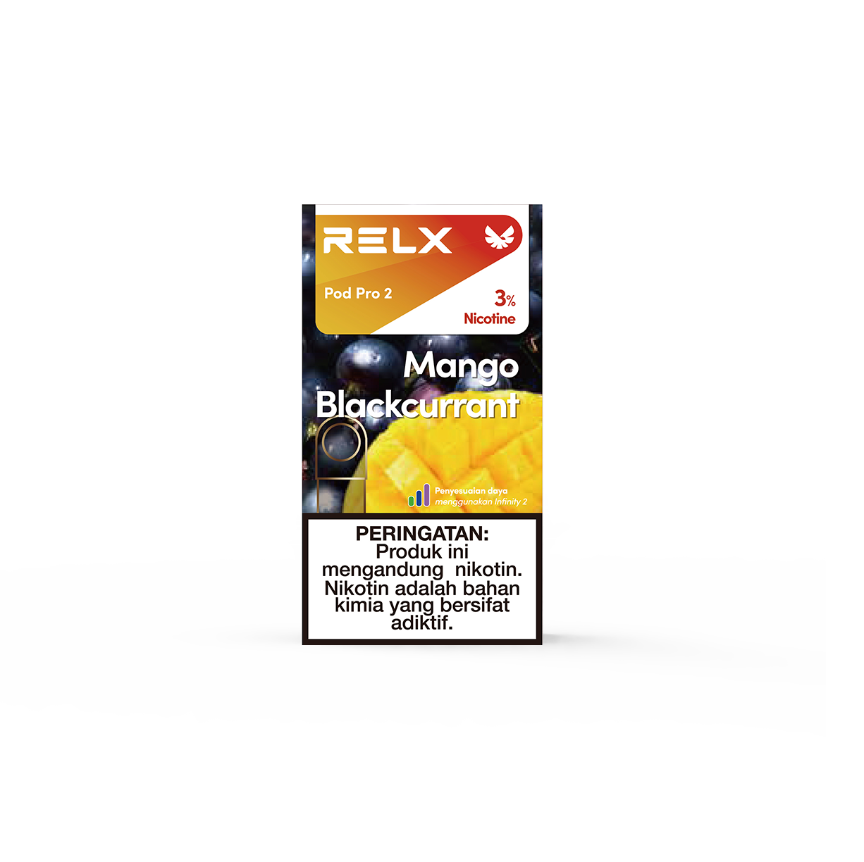 悦刻RELX Pod Pro 2六代煙彈 1顆装 Mango Blackcurrrant芒果黑加仑