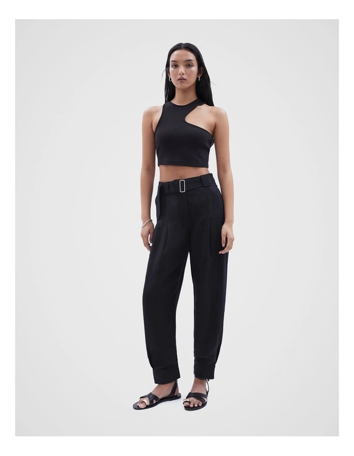 Summer Cutout Tank in Black