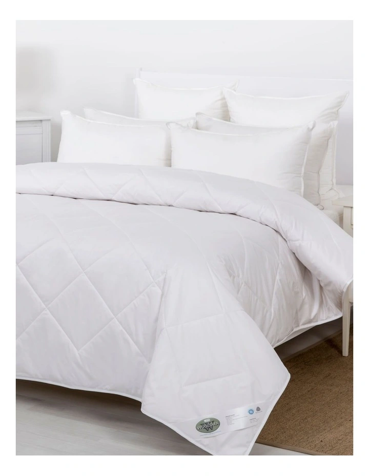 Luxury 200GSM Comfort Washable Summer Australia Wool Quilt in White