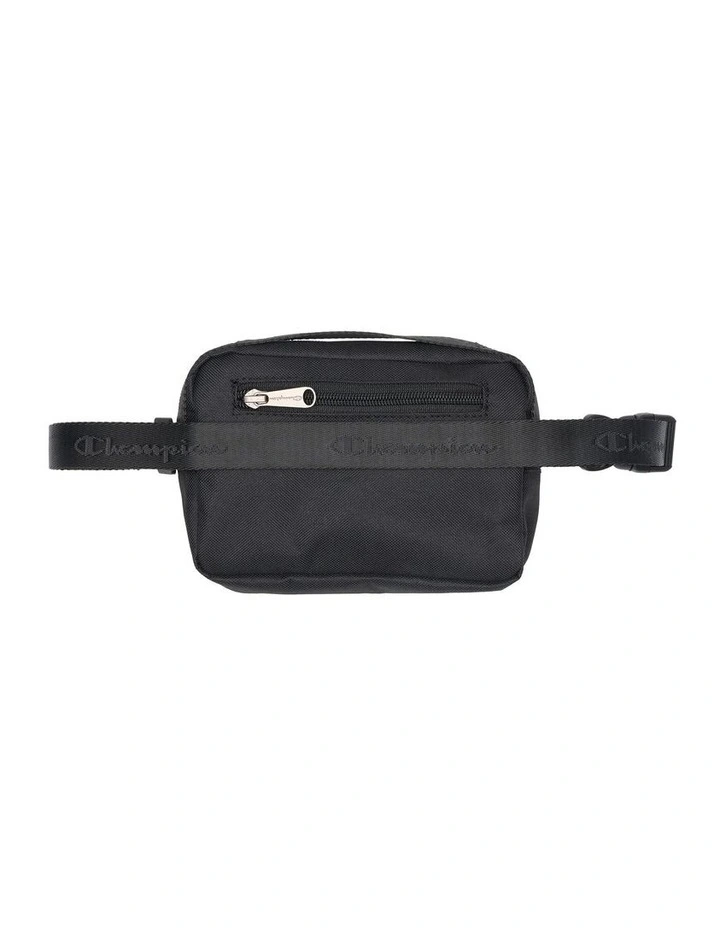 Script Waist Bag in Black