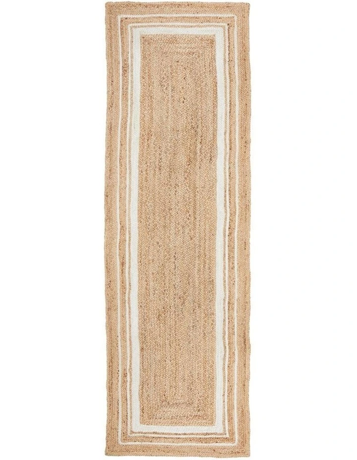Noosa Runner Rug 111 in Natural