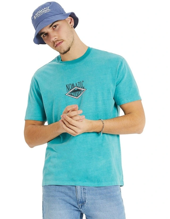 Camper Box Fit Tee in Pigment Bristol Blue
