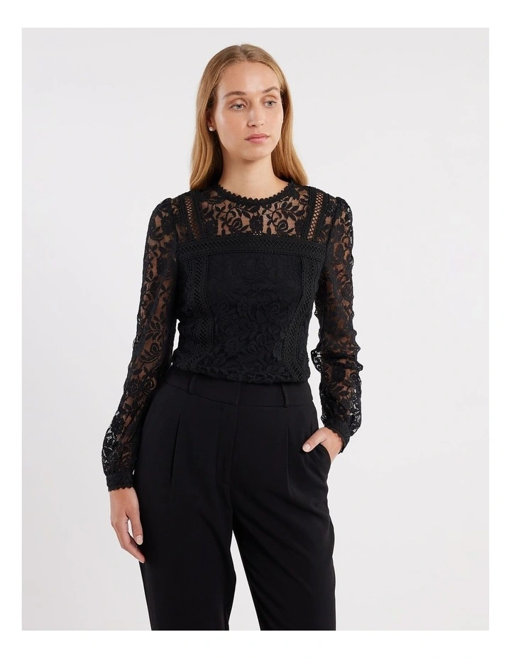 Sophina Top in Black