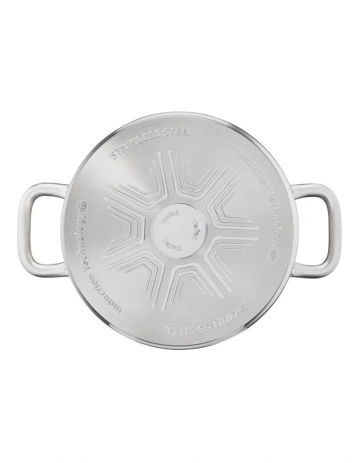 Virtuoso Induction Stewpot With Lid 24cm/5.3L in Stainless Steel