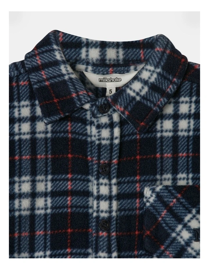 Polar Fleece Shirt (3-8 Years) in Navy