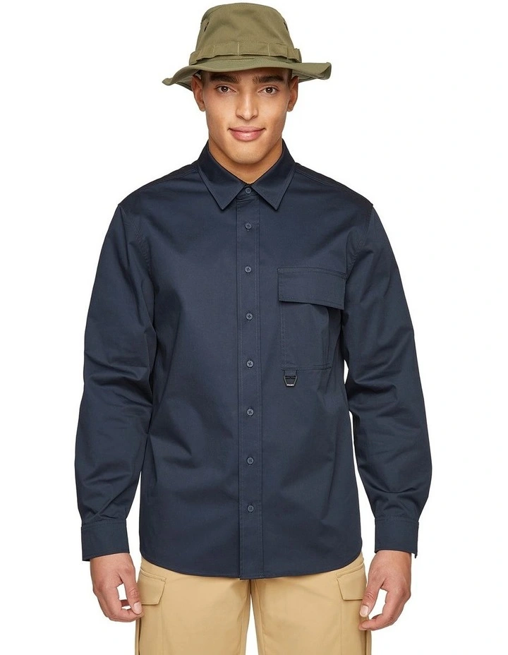 Organic Correspondent Shirt in Navy