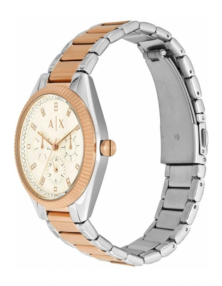 Chronograph Watch in Two Tone