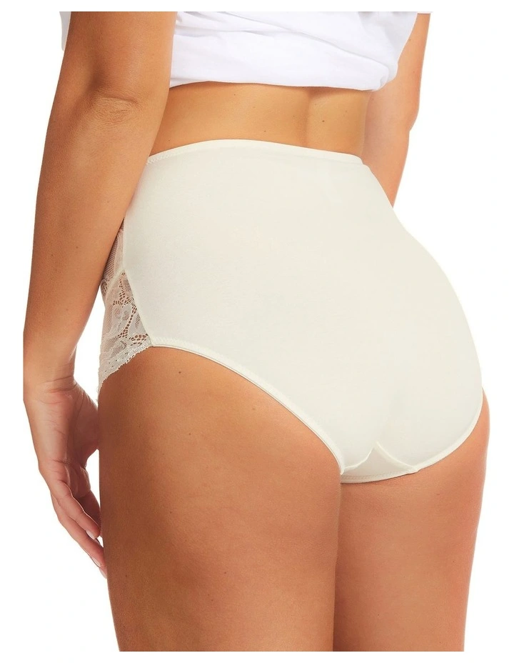 Classic Lace Full Brief in Ivory