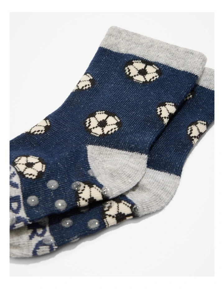 Soccer Sock in Navy