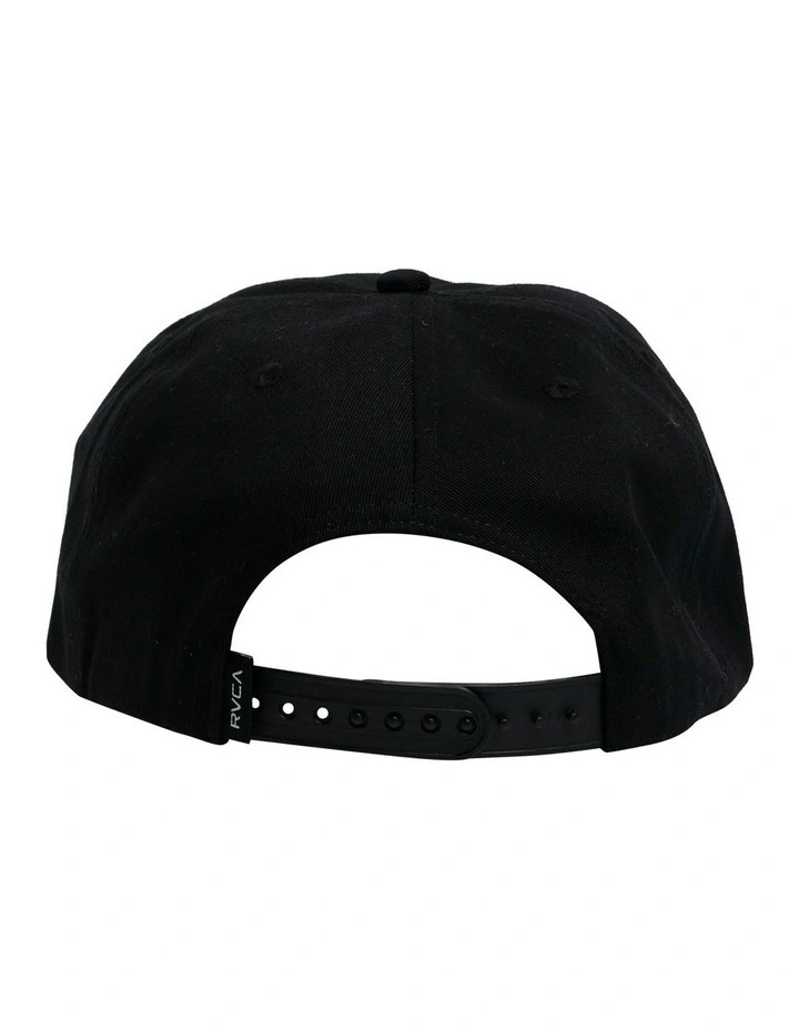 King Kobra Snapback Cap in Washed Black