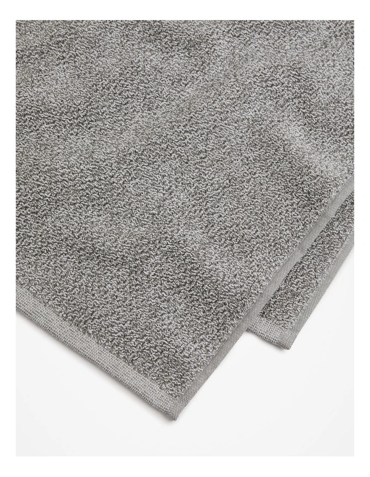 Calo Australian Cotton Bath Mat in Grey Marle